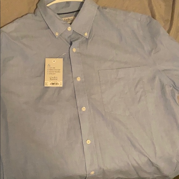 Large Tall Casual Button Down Shirt Brand New! - Picture 1 of 3